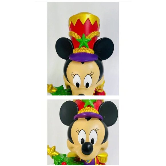 Disney Mickey & Minnie Mouse Large 15" Nutcracker Holiday Christmas Decor Set - Picture 12 of 16